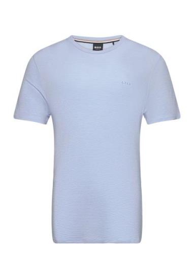 Rib T-Shirt Blue BOSS