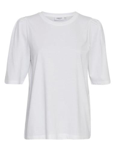 Mschbegitta Organic Puff Tee White MSCH Copenhagen