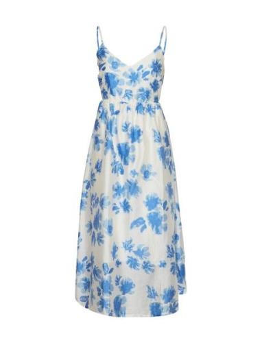 Mschberdina Romina Strap Dress Aop Blue MSCH Copenhagen