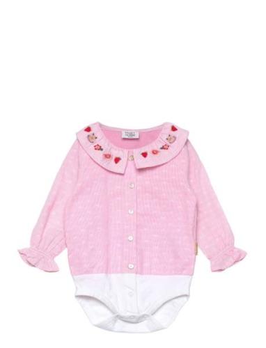 Bernadette - Shirt Bodysuit Pink Hust & Claire