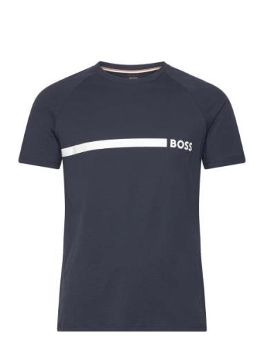 T-Shirt Rn Slim Fit Navy BOSS