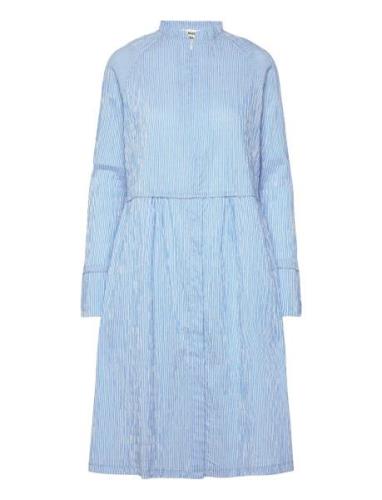 Crinckle Pop Dupina Dress Blue Mads Nørgaard