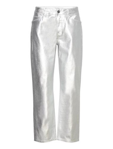 D6Axelle Straight Crop Jeans Silver Dante6