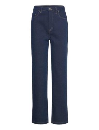 Stretchy Straight Pants Blue ROTATE Birger Christensen