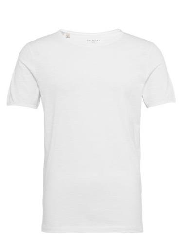 Slhmorgan Ss O-Neck Tee Noos White Selected Homme