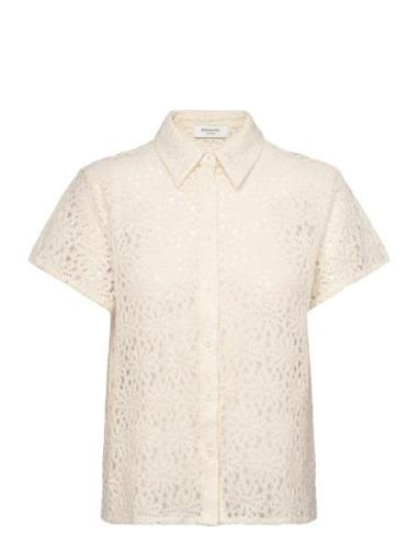 Lace Shirt Cream Rosemunde