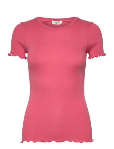 Organic Cotton T-Shirt Pink Rosemunde