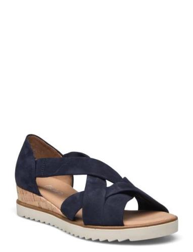 Wedge Sandal Navy Gabor