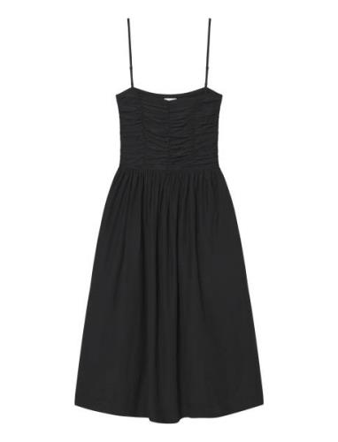 Silkey Smock Dress Black Once Untold