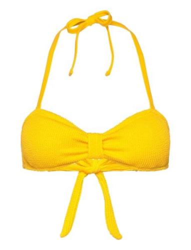 Crinkle Bandeau Yellow Hunkemöller