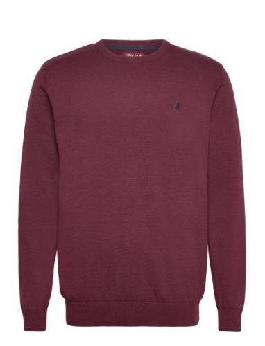 Mcs O-Neck Knit Tyler Men Burgundy MCS