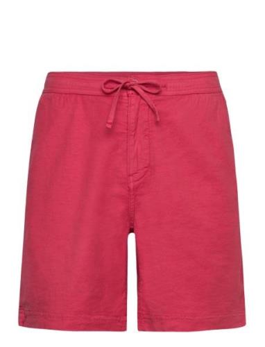 Fenix Linen Shorts Red Morris