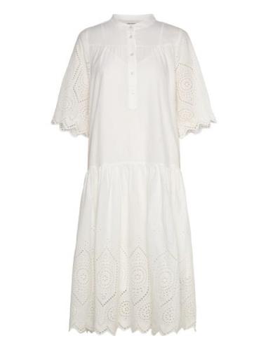 Timorll Midi Dress Ss White Lollys Laundry
