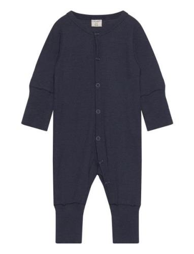 Jumpsuit Ls - Solid Navy CeLaVi