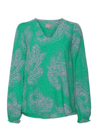 Cupolly Ls Blouse Green Culture