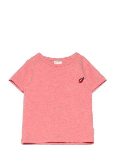 T-Shirt S/S Motif Pink Petit Piao