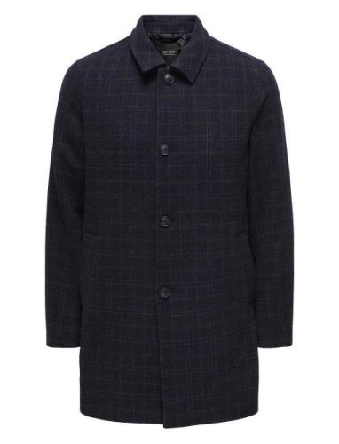 Onsarthur Wool Carcoat Otw Navy ONLY & SONS