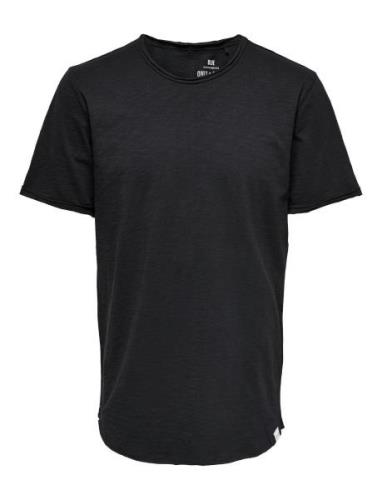 Onsbenne Longy Ss Tee Nf 7822 Noos Black ONLY & SONS