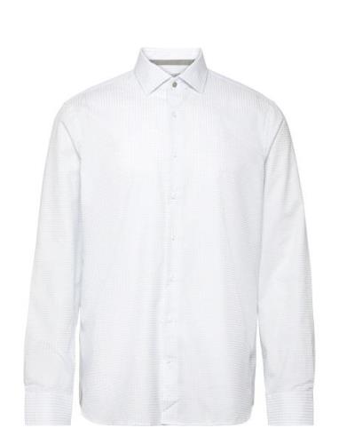 Square Dobby Modern Shirt White Michael Kors