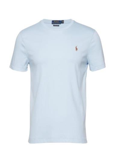 Custom Slim Fit Soft Cotton T-Shirt Blue Polo Ralph Lauren