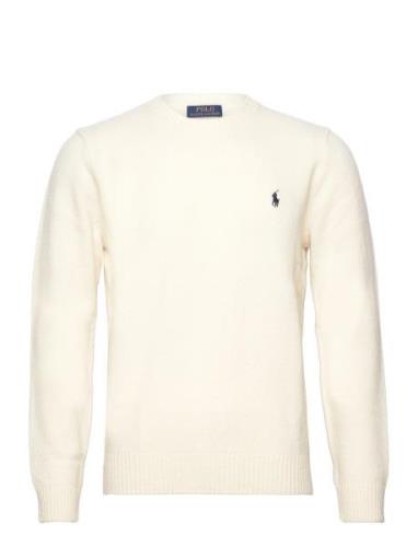 Wool-Cashmere Crewneck Sweater Cream Polo Ralph Lauren