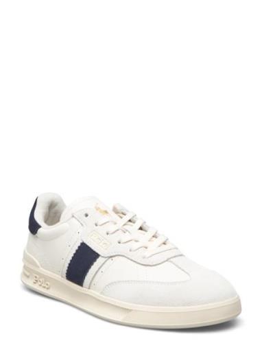 Leather/Suede-Htr Aera-Sk-Ltl White Polo Ralph Lauren