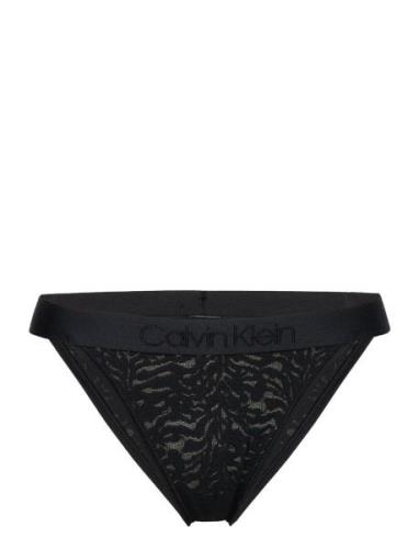 High Leg Tanga Black Calvin Klein