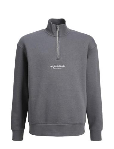 Jorvesterbro Sweat Quarter Zip Noos Jnr Blue Jack & J S