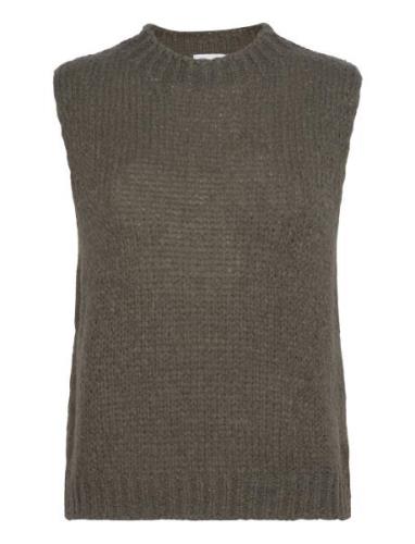 Kala Knit Vest Khaki Noella