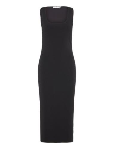 Midi-Dress With Straps Black Mango