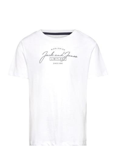 Jjferris Tee Ss Crew Neck Mni White Jack & J S