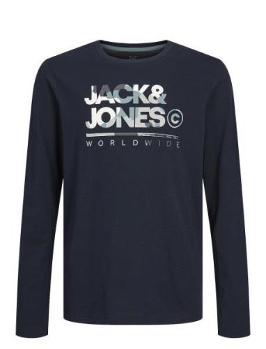 Jjluke Tee Ls Crew Neck Mni Navy Jack & J S