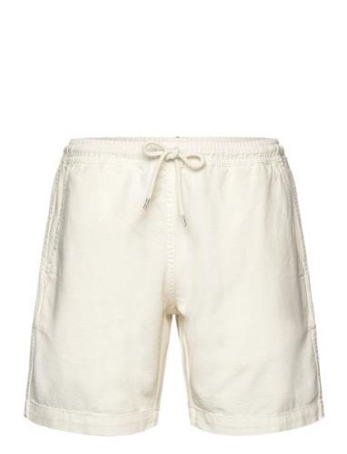 Dyed Canvas Beach Shorts White Mads Nørgaard