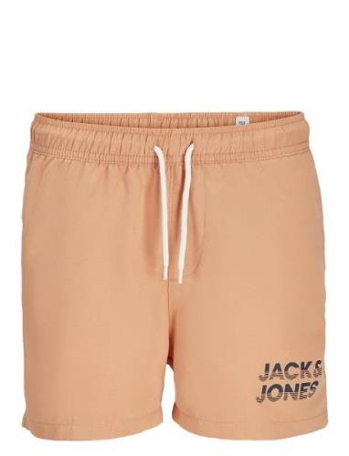 Jjstyd Swim Shorts Ln Jnr Orange Jack & J S