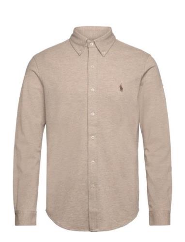 Featherweight Mesh Shirt Beige Polo Ralph Lauren