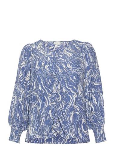 Kcalona Blouse Blue Kaffe Curve