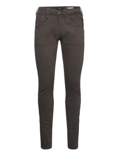 Anbass Trousers Slim Hyperflex Colour Xlite Grey Replay