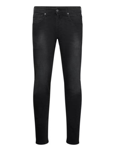 Grover Trousers Straight C-Stretch Black Replay