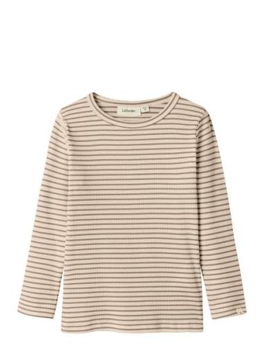 Nmflake Ls Slim Top Lil Beige Lil'Atelier