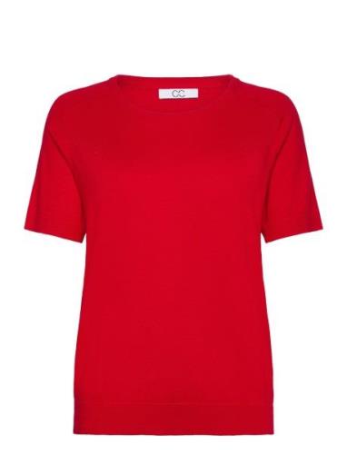 Cc Heart Ella Soft Knit Tee Red Coster Copenhagen