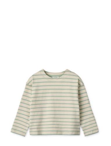 Farah Stripe Sweatshirt Cream Liewood