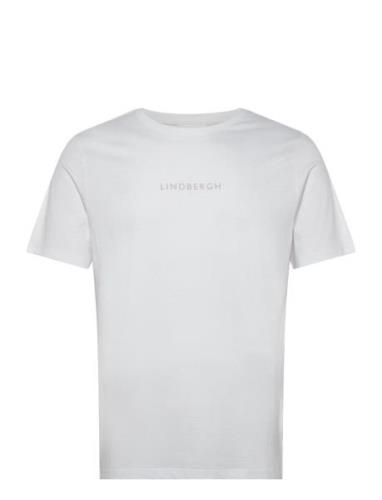 Lindbergh Print Tee S/S White Lindbergh