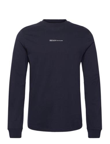 Rounded Hem Longsleeve Navy Tom Tailor