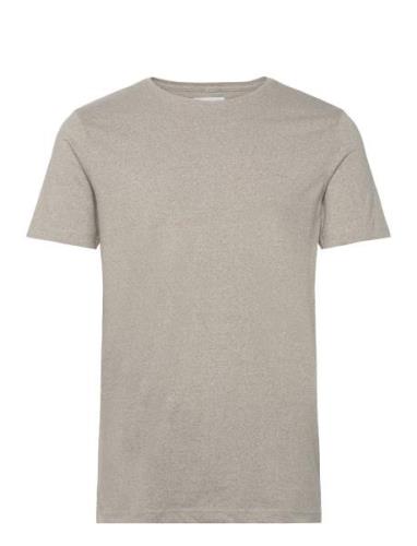 Mouliné O-Neck Tee S/S Grey Lindbergh