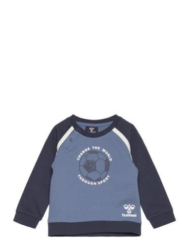 Hmlbobby Sweatshirt Blue Hummel