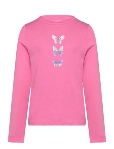 Printed Longsleeve Pink Tom Tailor