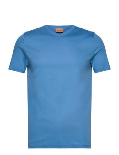 Perry Crunch V-Ss Tee Blue Mos Mosh Gallery