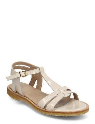 Sandals - Flat Beige ANGULUS