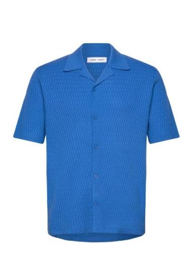 Sagabin Ss Shirt 10490 Blue Samsøe Samsøe