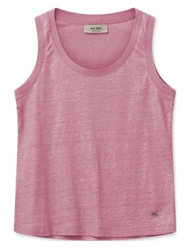 Mmcasa Foil Tank Top Pink MOS MOSH